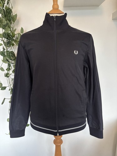 Fred perry track jacket - perry, black