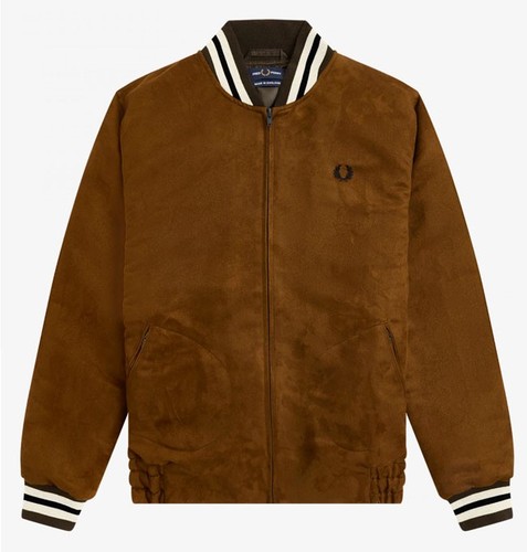 Fred perry rare brown suedette - fred,