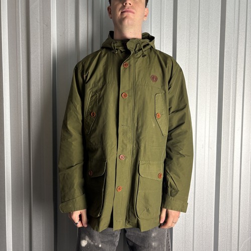 Vintage fred perry green parka - perry,