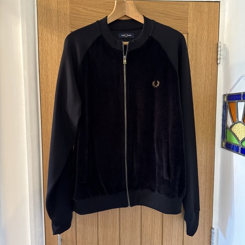 Fred perry velour bomber - velour,