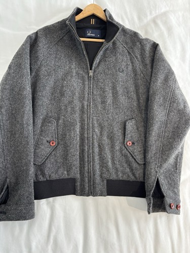Fred perry grey herringbone - perry,
