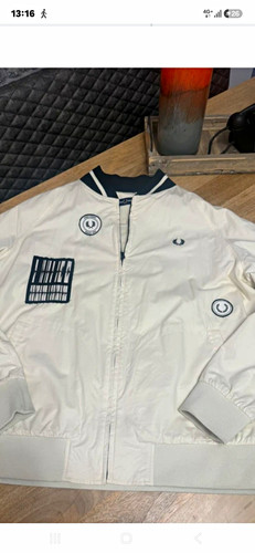 Fred perry white bomber - fred, jacket