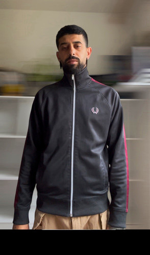 Fred perry men black pink - men's, black/pink
