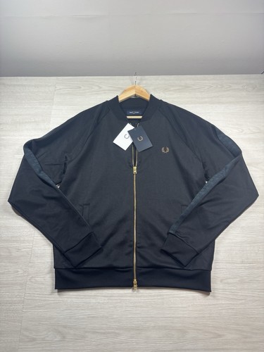Fred perry track jacket black - fred,